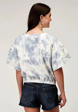 Load image into Gallery viewer, Roper French Terry Top (Blue) - Women's Cotton Shirt
