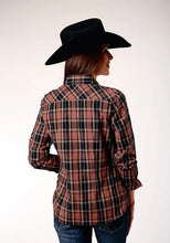 Load image into Gallery viewer, Roper 1853 Arrow Dobby (Brown) - Women's Western Shirt
