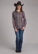 Load image into Gallery viewer, Roper 2178 Winter Aztec (Black) - Women's Western Shirt
