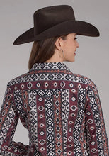 Load image into Gallery viewer, Roper 2178 Winter Aztec (Black) - Women's Western Shirt
