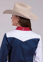 Load image into Gallery viewer, Roper Colorblock Americana (Multi) - Women's Western Shirt
