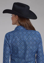 Load image into Gallery viewer, Roper 2251 Sapphire Ornamental (Blue) - Women's Western Shirt
