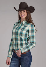 Load image into Gallery viewer, Roper 2245 Taos Plaid (Blue) - Women's Western Shirt
