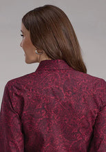 Load image into Gallery viewer, Roper 2241 Sangria Paisley (Burgundy) - Women's Western Shirt
