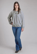 Load image into Gallery viewer, Roper 2362 Jersey Knit (Grey) - Women's Western Blouse
