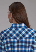 Load image into Gallery viewer, Roper 2206 Unlined Flannel (Blue) - Women's Western Shirt
