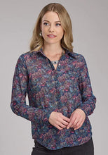 Load image into Gallery viewer, Roper 2136 Gem Floral (Multi) - Women's Western Blouse
