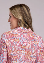 Load image into Gallery viewer, Roper 2936 Aztec Patchwork (Pink) - Women's Western Shirt
