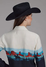 Load image into Gallery viewer, Roper 2202 Western Border (Black) - Women's Western Shirt
