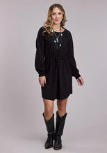 Load image into Gallery viewer, Roper 3104 Raglan Sleeve (Black) - Women's Knit Dress
