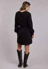 Load image into Gallery viewer, Roper 3104 Raglan Sleeve (Black) - Women's Knit Dress
