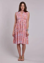 Load image into Gallery viewer, Roper 2936 Aztec Patchwork (Pink) - Women's Dress
