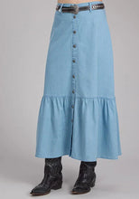 Load image into Gallery viewer, Roper 2337 Solid Denim (Blue) - Women's Skirt

