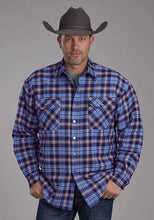 Load image into Gallery viewer, Roper 2205 Flannel (Blue) - Men's Shirt Jacket

