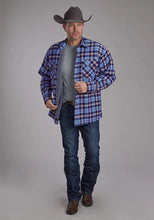 Load image into Gallery viewer, Roper 2205 Flannel (Blue) - Men's Shirt Jacket
