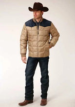 Load image into Gallery viewer, Roper 1473 Poly Filled (Navy/Khaki) - Men's Jacket
