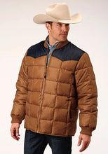 Load image into Gallery viewer, Roper 1473 Poly Filled (Navy/Tan) - Men's Jacket

