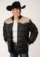Load image into Gallery viewer, Roper 1473 Poly Filled (Tan/Black) - Men's Jacket
