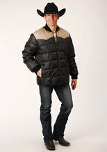 Load image into Gallery viewer, Roper 1473 Poly Filled (Tan/Black) - Men's Jacket
