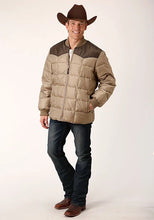 Load image into Gallery viewer, Roper 1473 Poly Filled (Brown/Khaki) - Men's Jacket
