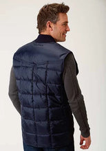 Load image into Gallery viewer, Roper 1473 Poly Filled (Navy) - Men's Vest
