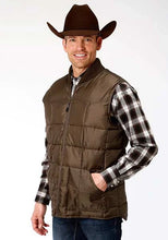 Load image into Gallery viewer, Roper 1473 Poly Filled (Brown) - Men's Vest
