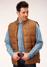 Load image into Gallery viewer, Roper 1473 Poly Filled (Saddle) - Men's Vest
