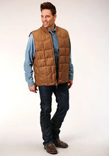 Load image into Gallery viewer, Roper 1473 Poly Filled (Saddle) - Men's Vest
