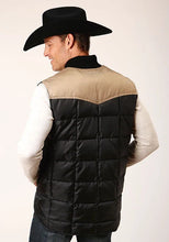 Load image into Gallery viewer, Roper 1473 Poly Filled (Tan/Black) - Men's Vest
