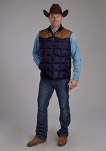 Load image into Gallery viewer, Roper 1473 Poly Filled (Brown/Navy) - Men's Vest
