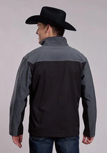 Load image into Gallery viewer, Roper 3418 Tech Fleece (Black) - Men's Softshell Jacket
