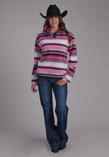 Load image into Gallery viewer, Roper 2322 Aztec (Pink) - Women's Fleece Pullover
