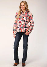 Load image into Gallery viewer, Roper 1350 Polar Print (Multi) - Women's Fleece Pullover
