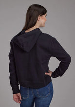 Load image into Gallery viewer, Roper 2272 Flower Print (Black) - Women's Hoodie Sweatshirt
