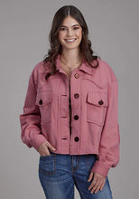 Load image into Gallery viewer, Roper 2272 Printed Knit (Pink) - Women's Cropped Jacket
