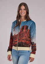 Load image into Gallery viewer, Roper 2532 Desert View (Multi) - Women's Bomber Jacket
