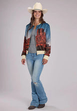 Load image into Gallery viewer, Roper 2532 Desert View (Multi) - Women's Bomber Jacket
