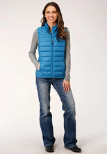 Load image into Gallery viewer, Roper 2165 Parachute (Blue) - Women's Nylon Vest
