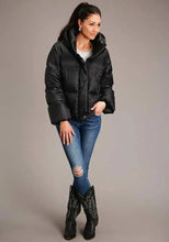 Load image into Gallery viewer, Roper Crushable Parachute Jacket (Black) - Women's Puffer Jacket
