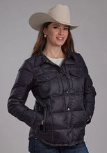 Load image into Gallery viewer, Roper 2165 Parachute Pockets (Black) - Women's Nylon Jacket
