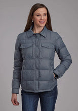 Load image into Gallery viewer, Roper 2165 Parachute Pockets (Steel) - Women's Nylon Jacket
