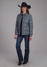 Load image into Gallery viewer, Roper 2165 Parachute Pockets (Steel) - Women's Nylon Jacket
