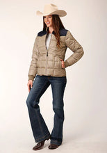 Load image into Gallery viewer, Roper 1473 Quilted Poly (Navy/Khaki) - Women's Jacket
