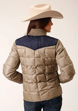 Load image into Gallery viewer, Roper 1473 Quilted Poly (Navy/Khaki) - Women's Jacket
