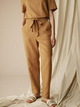 Load image into Gallery viewer, 100% Linen Two-Piece Casual Linen Tracksuit COLLEEN
