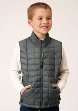 Load image into Gallery viewer, Roper Boy's Lightweigth Puffer Vest (Sage) - Children's Vest
