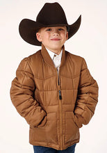 Load image into Gallery viewer, Roper Boy's Polyfill Puffer Coat (Brown) - Children's Jacket
