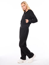 Load image into Gallery viewer, Women's Camoscio Hoodie- Black Beauty
