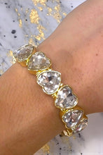 Load image into Gallery viewer, SC - ETA 2/9 - Olivia Gold Heart Stone Bracelet
