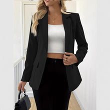 Load image into Gallery viewer, Long-Sleeve Single-Button Jacket – 4 Colors, S–3XL
